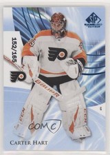 2020-21 Upper Deck SP Game Used Blue Burst 152/165 Carter Hart #53 0nr3