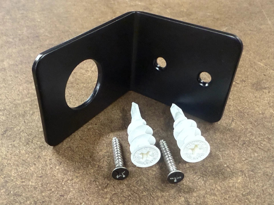 Black Soap, Shampoo or Conditioner Bottle Holder (Wall Mount Bracket 1" hole) - Image 3 of 4