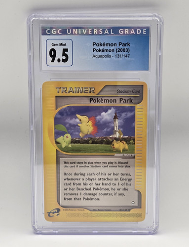 Pokémon Park graded CGC 9.5 for sale on eBay