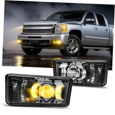 Yellow LED Fog Lights for for Silverado/Suburban /Tahoe /Avalanche GMC Yukon