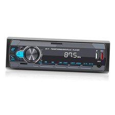 Single Din Car Stereo with Bluetooth 5.0 Hands Free Calling Voice Control P1