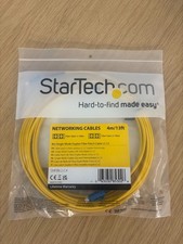Image of Startech 4M Single Mode Duplex Fiber Patch Cable - SMFIBLCLC4 - New
