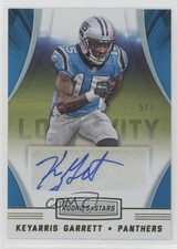 2016 Panini Rookies & Stars Gold 5/5 Keyarris Garrett #RLS-KGT Auto 0m0