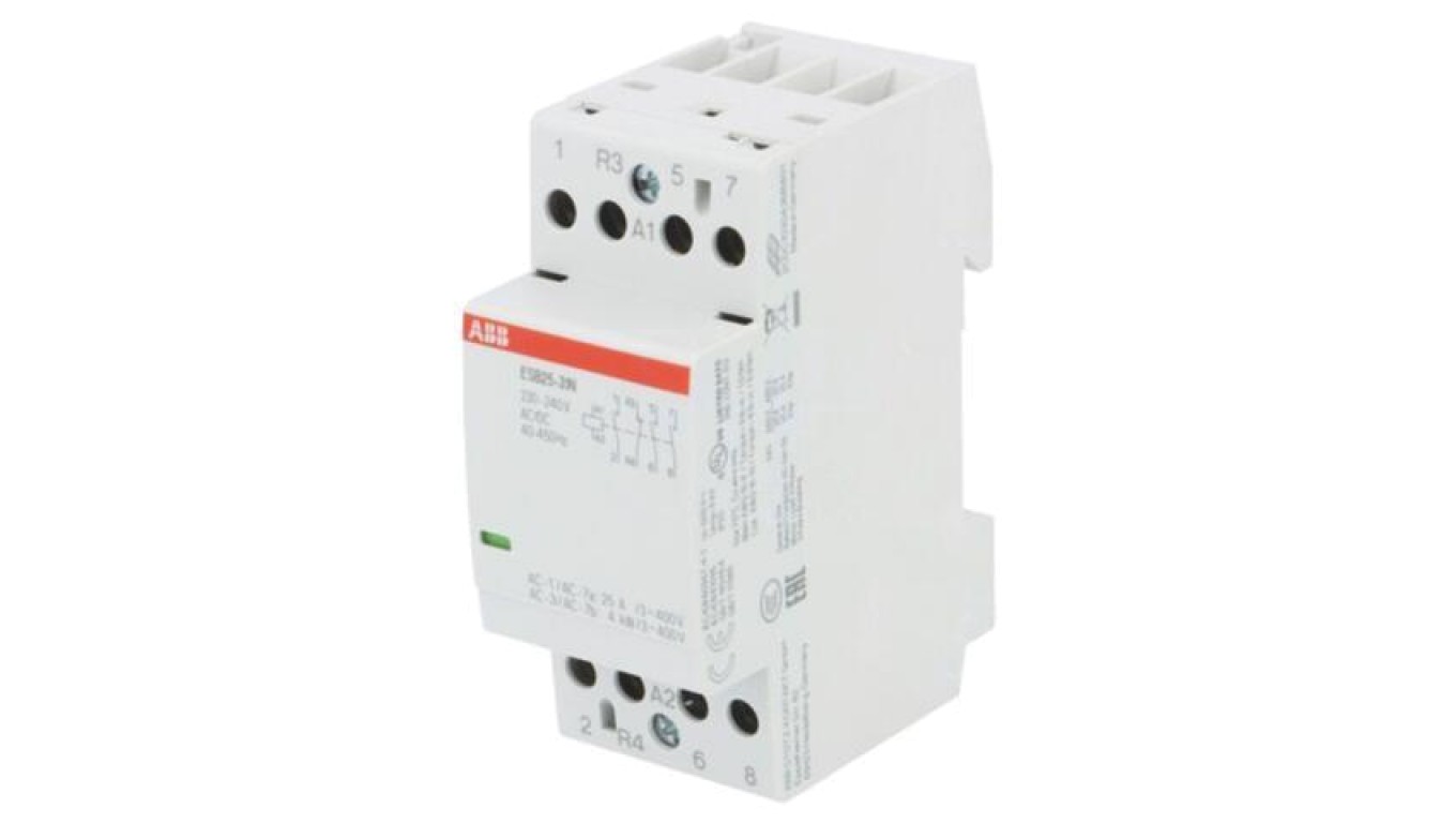 Contactors 4 Pole Recessed Contactors, 25A 1SAE231111R0631