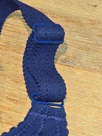 RARE: TRIUMPH Torselette / Corselet DORENE KF, Size 80 Cup B, BLUE * VINTAGE