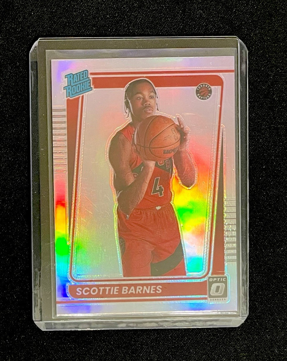 2021-22 Panin Donruss Optic Silver Scottie Barnes RC #186 Toronto Raptors