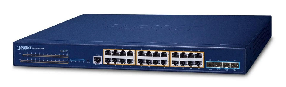 Planet SGS-6310-24P4X Layer 3 24-Port 10/100/1000T - Image 1 of 1
