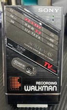 SONY WALKMAN WM-F202 Stereo Cassette Corder RARE Restored Tested Japan MG01 1.5