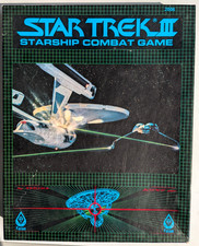 Star Trek III Starship Combat Game Incomplete Vintage RPG W/
