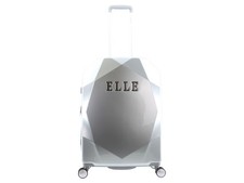 ELLE Koffer Diamond Spinner Trolley Gr. M Sil...