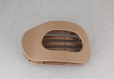 brown hair clip claw clamp 3.75" long matte flat oval hair clip grip teeth
