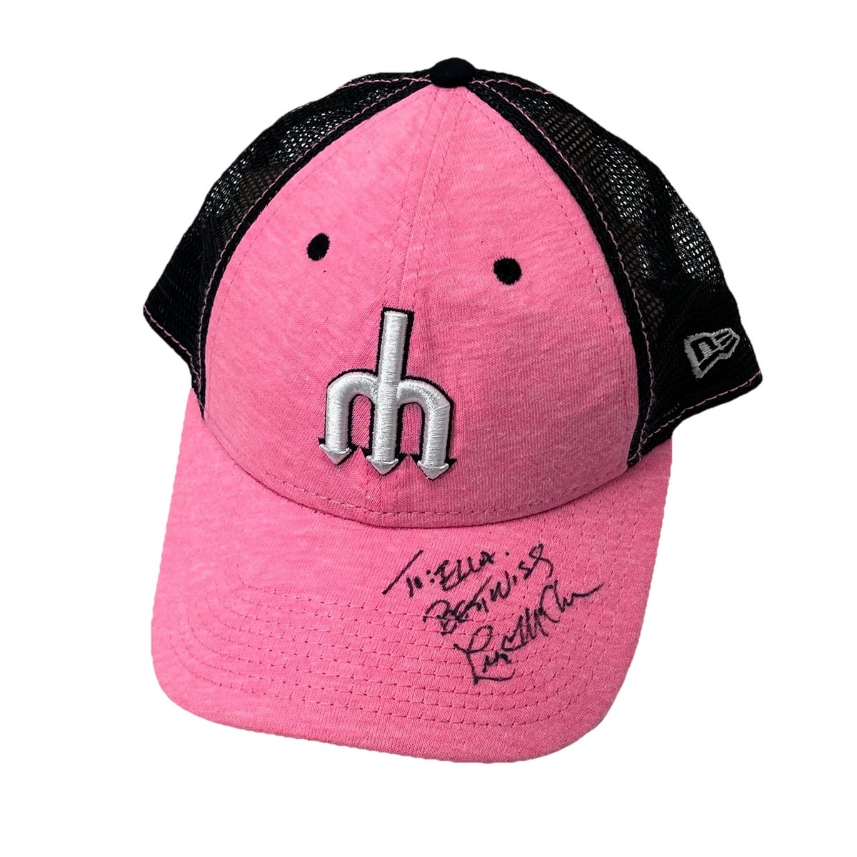 Seattle Mariners Pink New Era 9Forty Cooperstown Trident Womens