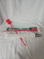 Off White Industrial Keychain Black Silver White 2 Pack With Zip Ties New