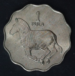 BOTSWANA 1 Pula 1976 Copper/Nickel XF/aUNC 4482