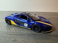 McLaren P1 Scale 1:36 Blue KINSMART DIECAST PULLBACK ACTION MODEL