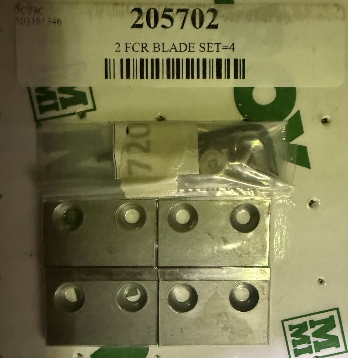 McElroy 205702 2LC/2CU Facer Blades Brand New