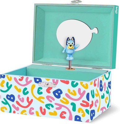 Children's Jewelry Box Bluey & Bingo Musical Toy Keepsake Organizer for Kids
