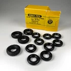 Vintage DINKY Toys 095 Box + 13x Assorted Rubber TYRES Tires Replacement Wheels