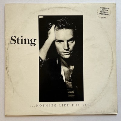 Sting, Nothing Like The Sun  Double Vinyl LP, A&M 1987, EX/VG+, 1st UK +Print