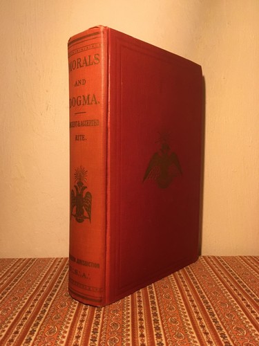 Cover of Morals And Dogma ~ Albert Pike OCCULT FREEMASONRY MAGIC KABBALAH ROSICRUCIAN