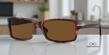 PERSOL PO2803S 24 57 Havana Polarized Brown Polarized 58 mm Men's Sunglasses