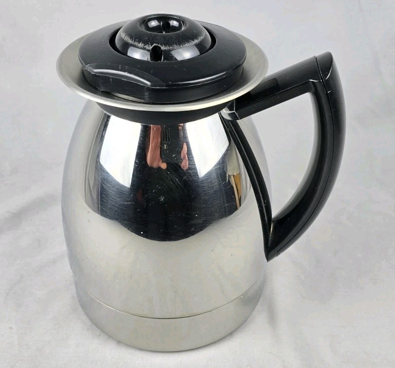 Chrome Thermal Carafe for Krups Aroma Control 10 Cup Coffee Maker Model 229