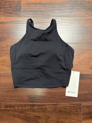 NWT Lululemon Align Twist-Back Tank Top C/D Cup Black Size 6 Built-In Bra