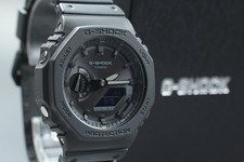 Near MINT CASIO G-SHOCK GA-B2100 Black Solar Bluetooth Men's Watch From JAPAN