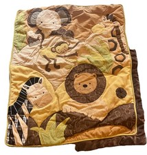 Lambs and Ivy Jungle Wall Tapestry Quilt Wall Hanging for Nursery Bedroom Decor