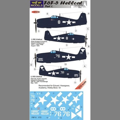 LF Models C72156 1/72 F6F-5 Hellcat part I.