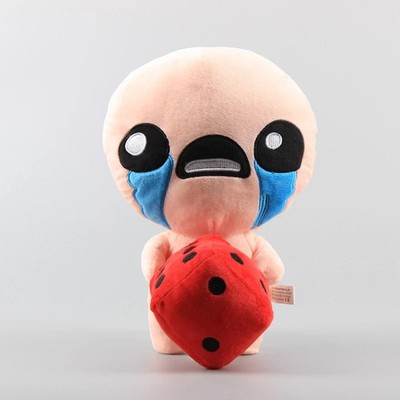 30cm The Binding of Isaac Isaac with D6 Dice Plush Toy Game Peripheral Stuffed D