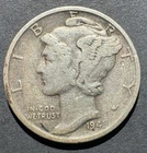 1941-D Mercury Dime Circulated - Good Condition