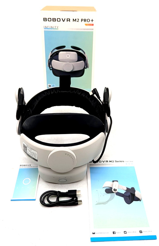 BOBOVR M2 PRO Plus Head Strap with Battery Infinity Power for Meta Quest 2 VR