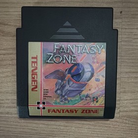 NES Fantasy Zone - Rare Tengen Unlicensed Black Cartridge - Authentic - Tested
