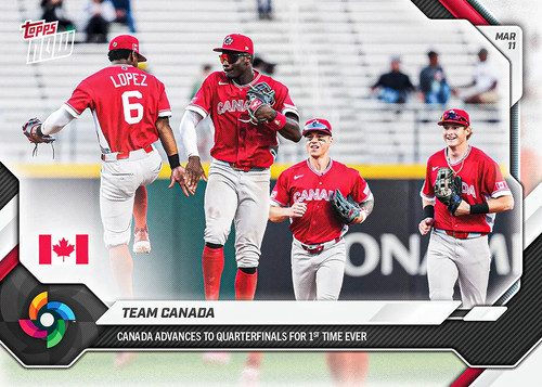 2026 Topps Now WBC-25 Team Canada