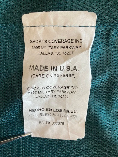 Cenefa de ventana Philadelphia Eagles 88" de largo x 16,5" de ancho hecha en EE. UU. - USADA EN EXCELENTE ESTADO Foto 4 de 4