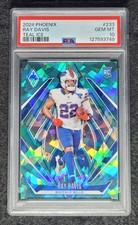 2024 Ray Davis Panini Phoenix Teal Ice Prizm Rookie #3/7 PSA 10 POP 1