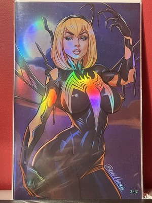 Skyline #4 FOIL Venomized Gwen Gwenom Virgin Brian Miroglio 3 Of Only 10 NM