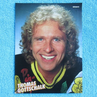 THOMAS GOTTSCHALK Porträt POSTER BRAVO 1 Seite 1990er Wetten Dass...