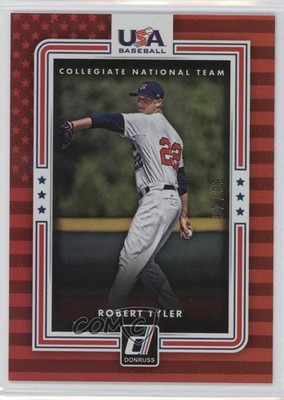 2016 Panini Donruss USA Collegiate National Team Red 92/99 Robert Tyler 1g2