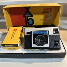 Vintage Kodak INSTAMATIC X-15 Point/Shoot Film Camera In Original Box No Flash