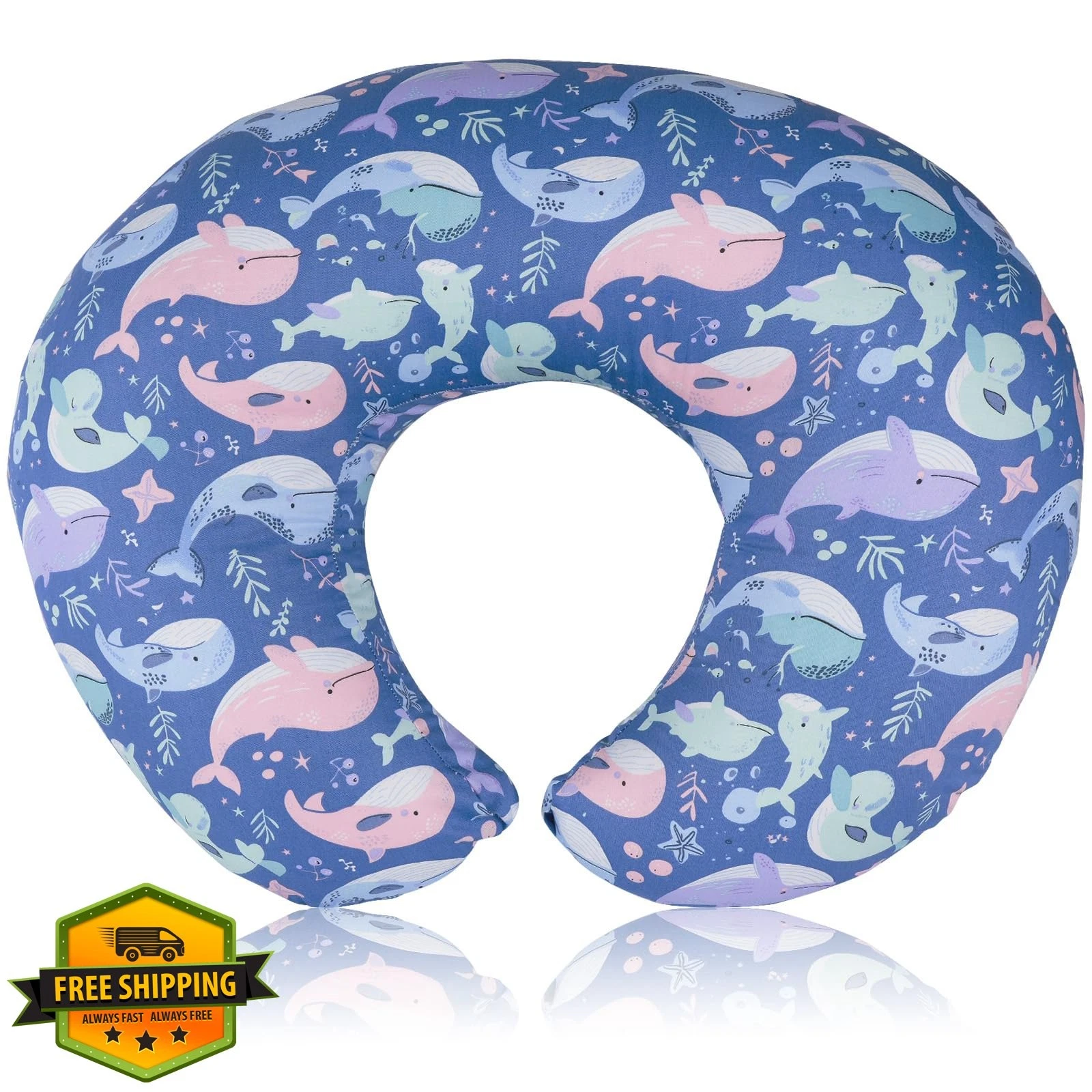 x-vesolje Nursing Pillow Cover Blue Whale
Opens in a new window or tab