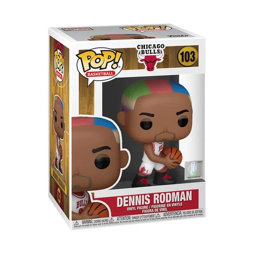 Funko Pop! NBA Legends Dennis Rodman (Bulls Home) Funko Pop Vinyl Figure #103