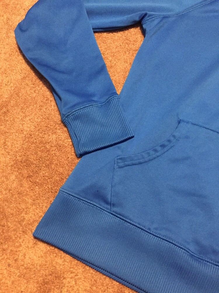 Felpa sportiva con cappuccio blu Fila bambina taglia large 14