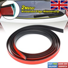 2M Seal Strip Trim Panel Rubber Car Rear Window Hollow Moulding Weatherstrip UK