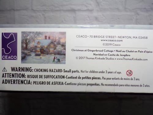 CEACO Thomas Kinkade Christmas at Gingerbread Cottage Jigsaw Puzzle 1000 PC NEW - Picture 3 of 3