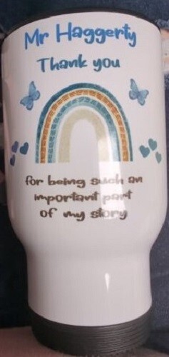 NEW Personalised Teacher Travel Mug. Teacher Gift. Thank You Gift. 14oz Travel. - Picture 4 of 6