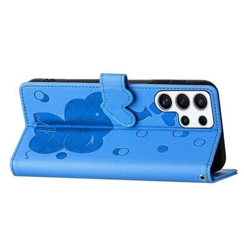 PU Leather Elephant Wallet Phone Case For Samsung S20 S21 S22 S23 S24 S25 Ultra - Picture 40 of 72