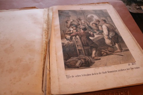 Rareza?? Libros populares alemanes - Los siete suabos de 1856 - Imagen 7 de 9