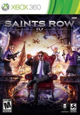 Xbox 360 Saints Row IV CIB Complete Tested & Working Authentic Deep Silver 2013